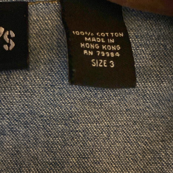 Chicos Sleevless Denim Dress Size 3 - Picture 4 of 5